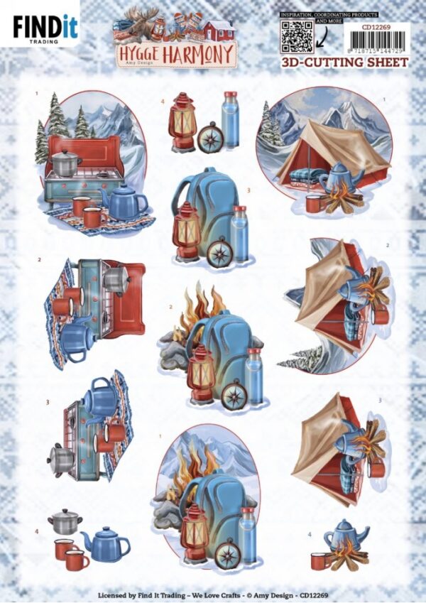 3D Cutting Sheets - Amy Design - Hygge Harmony - Outdoor CookinCD12269g