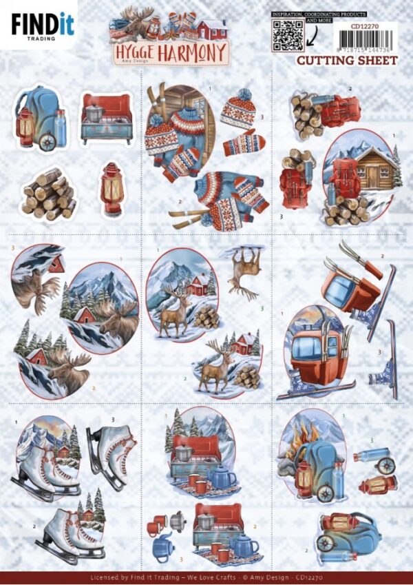 Cutting Sheets - Amy Design - Hygge Harmony - Mini CD12270
