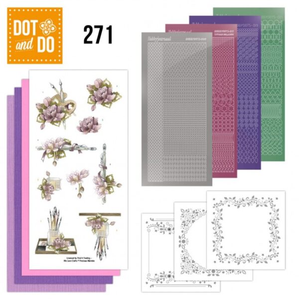 Dot and Do 271 - Precious Marieke - Painted Flowers : DODO271