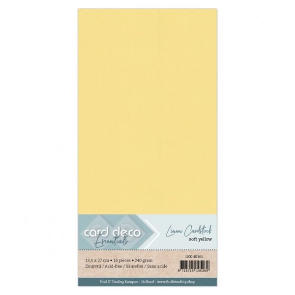 Linen Cardstock - 4K - Zachtgeel LKK-4K101