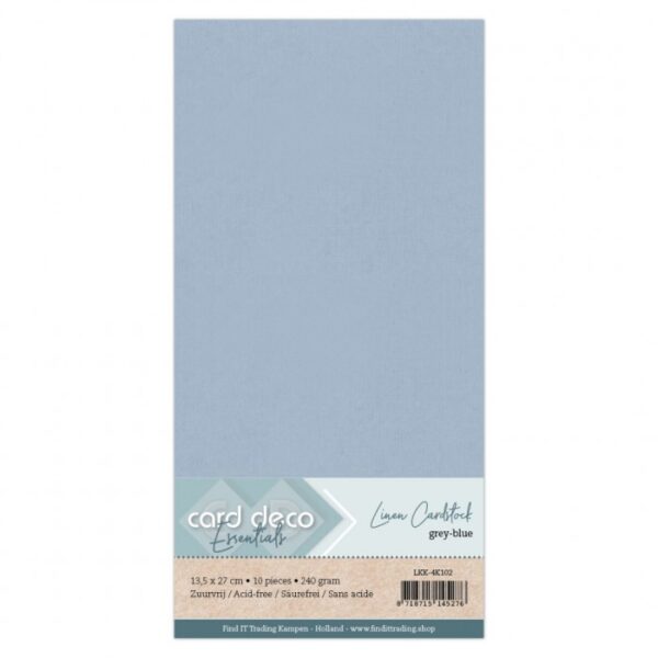 Linen Cardstock - 4K - Grijsblauw LKK-4K102