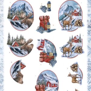 3D Push Out - Amy Design - Hygge Harmony - Moose SB10982