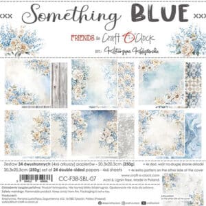 Craft O Clock Paper Pack 20x20 cm Something Blue : CC-F38-SBL-07