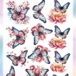 3D Cutting Sheet - Berries Beauties - Flutter Flair - Pink Flutters CD12298