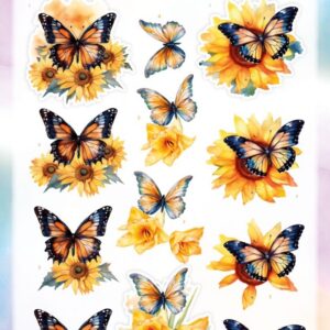3D Cutting Sheet - Berries Beauties - Flutter Flair - Yellow Flutters CD12299