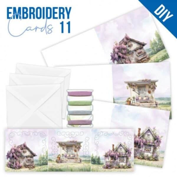 Stitch and Do Cards 11 - Berries Beauties - Lilacs STDOPP011