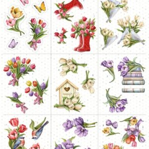 3D Cutting Sheet - Amy Design - Tulip Dreams - Mini CD12295