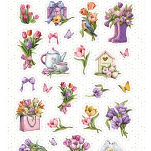 Cutting Sheet - Amy Design - Tulip Dreams - Small Elements CD12296
