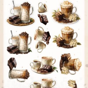 3D Cutting Sheet - Berries Beauties - Coffee Moments - Cacao CD12317