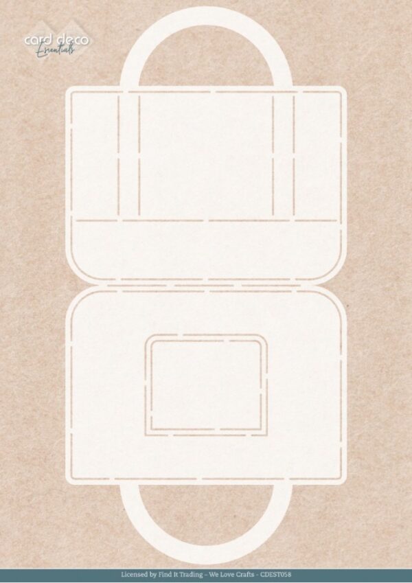 Stencil - Card Deco Essentials - Tulip Handbag  CDEST058