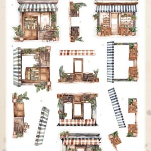3D Push out Sheet - Berries Beauties - Coffee Moments - Coffee Shop SB11012