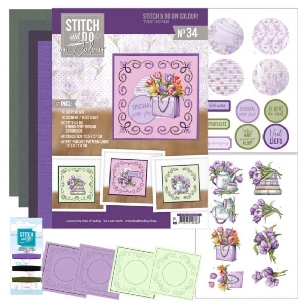 Stitch and do on Colour 34 - Tulip Dreams STDOOC10034