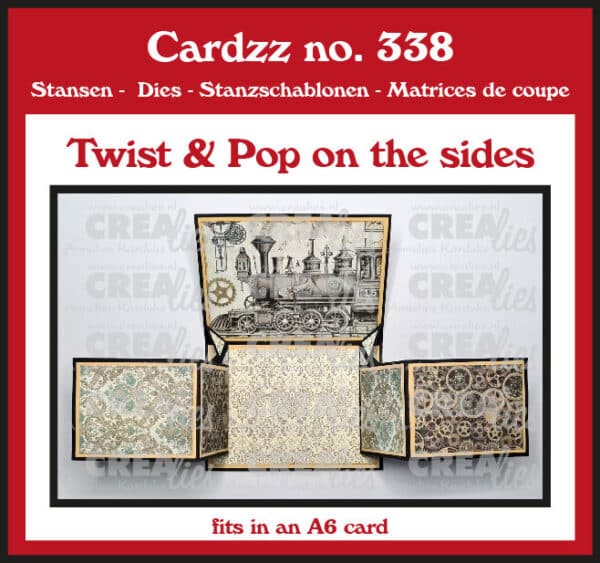 Cardzz stansen no. 338, Twist & Pop aan beide kanten CLCZ338