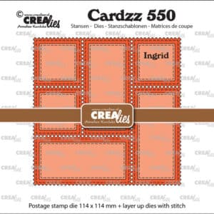 Cardzz stansen no. 550, Postzegelframe Ingrid CLCZ550