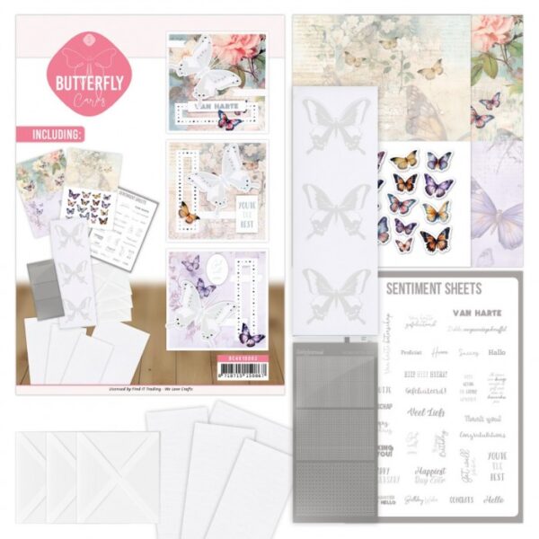 BC4K10003 - Butterfly Cards 3 BC4K10003