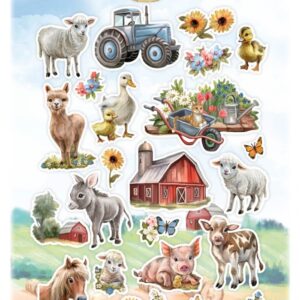 Cutting Sheet - Yvonne Creations - Farm Friends - Small Elements CD12332