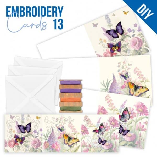 Stitch and Do Cards 13 - Berries Beauties - Butterflies STDOPP013