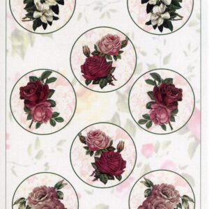 Cutting Sheet - WOC - nr 06 - Roses WOC10006
