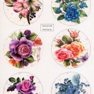 Scenery Parelmoer - WOC - nr16 - Flowers - Round WOCPL016