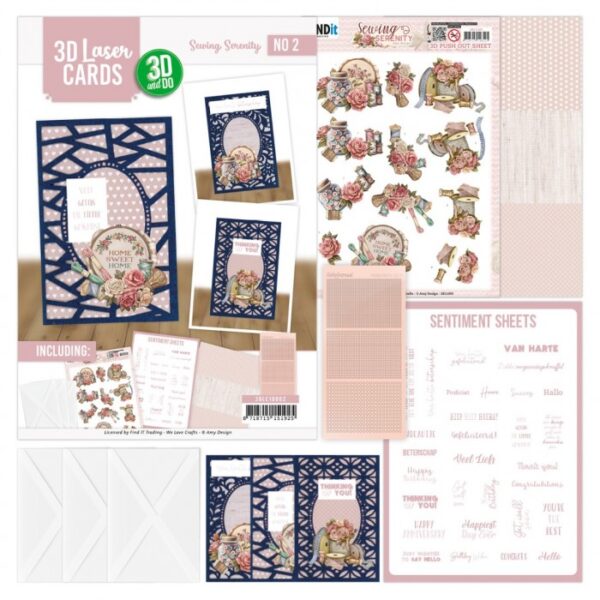 3D and Do - Laser Cards 2 - Sewing Serenity 3DLC10002