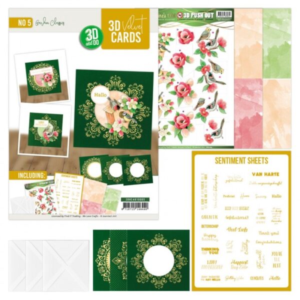3D Velvet Cards 4K - Garden Classics 3DVC4K10005