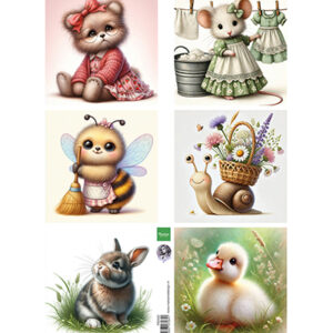 FB2502 - Cute Animals - by Fairybells