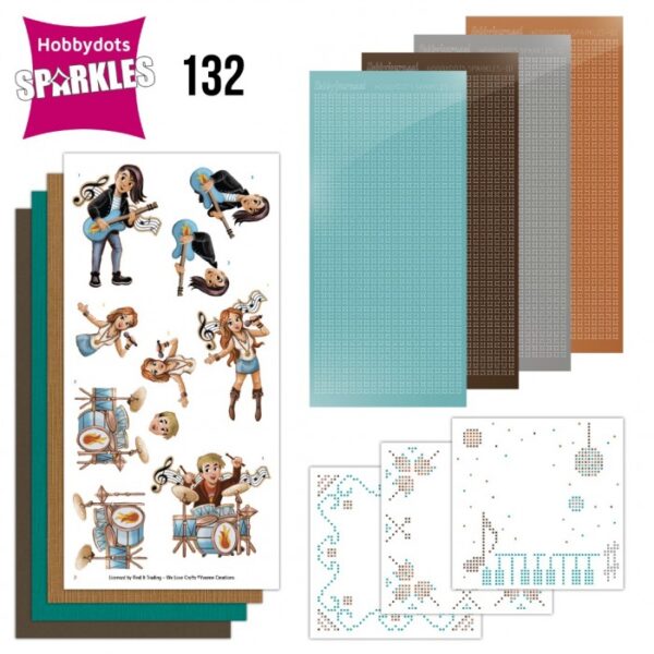 Sparkles 132 - Yvonne Creations - Rock Music SPDO132