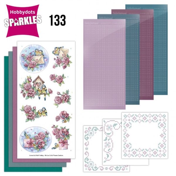 Sparkles 133 - Yvonne Creations - Love Birds  SPDO133