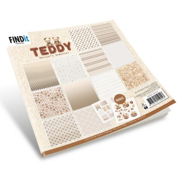 Paperpack - Berries Beauties - Teddy 20 x 20 cm BBPP10020