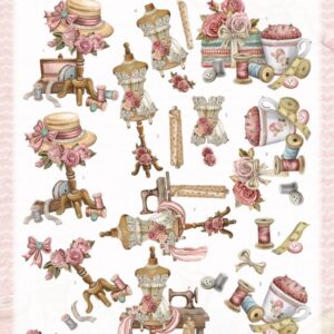 3D Cutting Sheet - Amy Design - Sewing Serenity - Mannequin CD12311