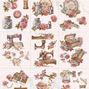 3D Cutting Sheet - Amy Design - Sewing Serenity - Mini CD12312