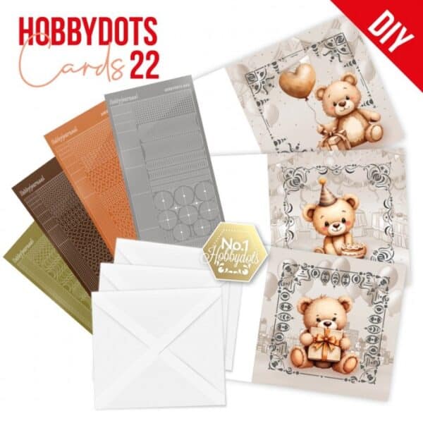 Dot and Do Cards 22 - Berries Beauties - Teddy DODOPP022