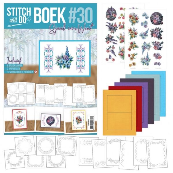 Stitch and Do boek A6 30 - Floral Elegance STDOBB030