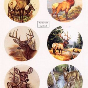 Scenery Parelmoer - WOC - nr04 - Deer - Round WOCPL004