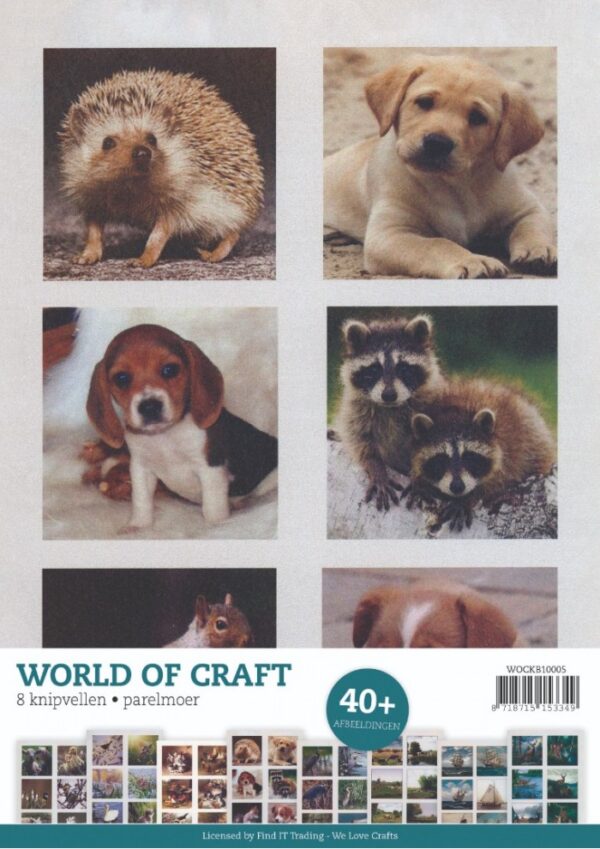 Die-cut sheets book Pearlescent - WOC - Animals WOCKB10005