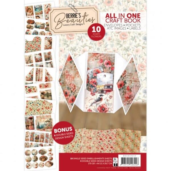 Berries Beauties - All-in-one Craft Book 10 - Poppy Flowers BBCB10010