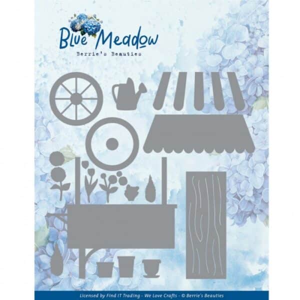 Snijmal  Berries Beauties - Blue Meadow - Meadow Market Cart BBD10048art