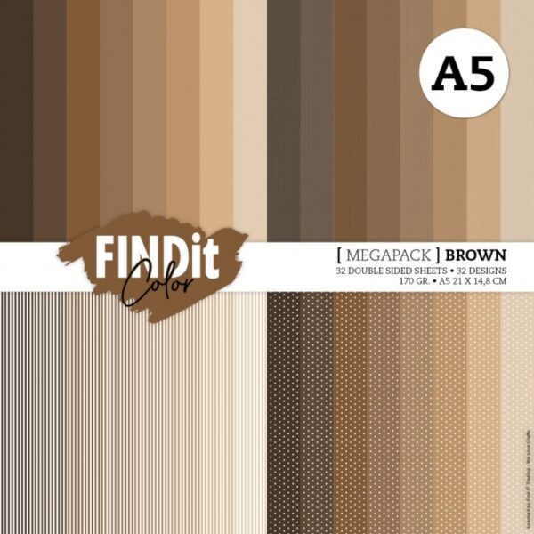 Findit Color - Megapack - Brown - A5 FITCPPA5001