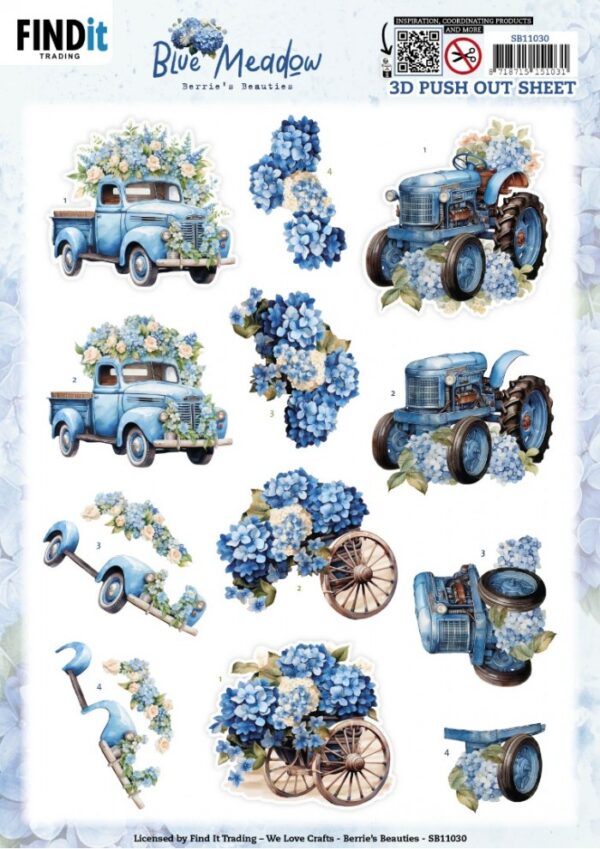 Stansvel- Berries Beauties - Blue Meadow - Transport SB11030