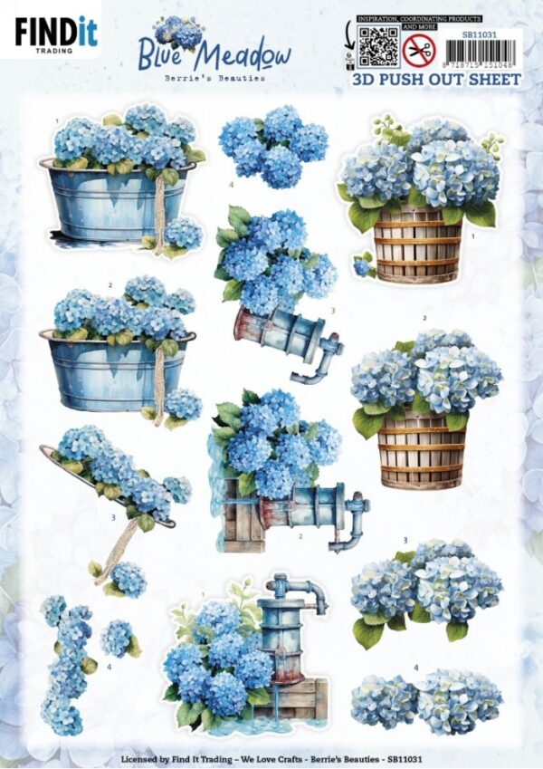 Stansvel- Berries Beauties - Blue Meadow - Water Pump SB11031