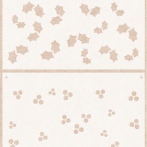 Stencil - Card Deco Essentials - Floral Christmas- Floral Holly Pattern A5 CDEST075