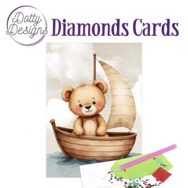 Dotty Designs Diamond Cards - Teddy 2DDDC1188