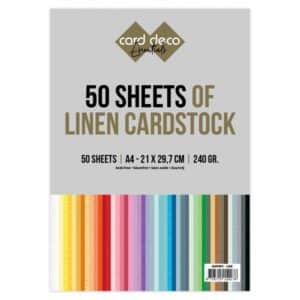 Jumbo kartonpakket - Card Deco - A4 - 50 Sheets A4P001-LKK