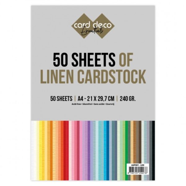 Jumbo kartonpakket - Card Deco - A4 - 50 Sheets A4P001-LKK