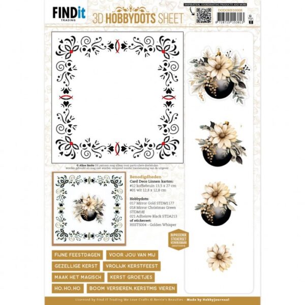 3D Hobbydots Sheet - Berries Beauties - Golden Whisper 2 DODOHS10008