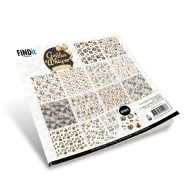 Paperpack - Berries Beauties - Golden Whisper 20 x 20 cmBBPP10026