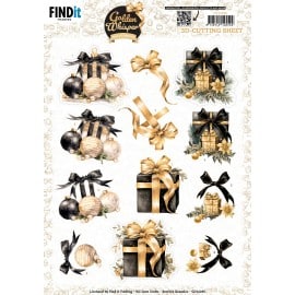 3D Cutting Sheet - Berries Beauties - Golden Whisper - Presents  CD12285