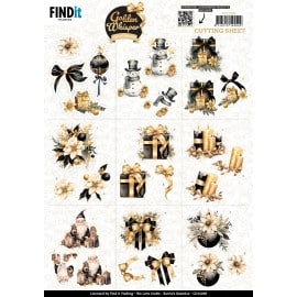 3D Cutting Sheet - Berries Beauties - Golden Whisper - MiniCD12289