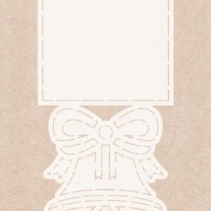 Stencil - Card Deco Essentials - Timeless Christmas - Timeless Bell Card A4 CDEST081