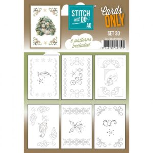 Stitch and Do - Cards Only A6 - Set 30 COSTDOA610030